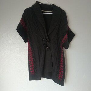 Tommy Hilfiger women's size M gray and pink sweater